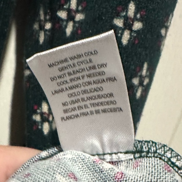 Bebop medium green dress with bell sleeves. High neck line - Picture 11 of 12